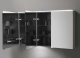 Photo Burgbad Eqio 120 L SPGT120LF2009 mirror cabinet with backlit