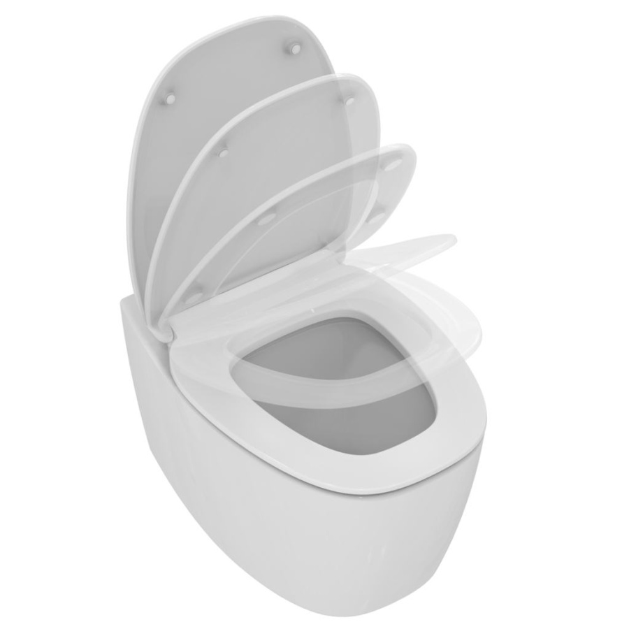 Photo Ideal Standard Dea T348801 restless toilet with microlift seat