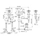 Photo Mixer for bidet Stella Eccelsa EC 00202 AU00 gold