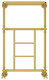 Photo Towel warmer water Sunerja Renaissance 1452 860x500 03-0282-8650 gold