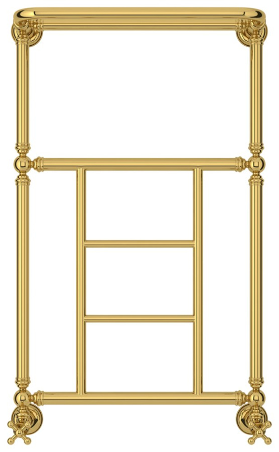 Photo Towel warmer water Sunerja Renaissance 1452 860x500 03-0282-8650 gold