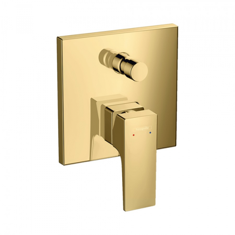 Photo Bath mixer hansgrohe Metropol 32546990 with built-in protective combination, CM, polished gold