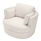 Photo Clarissa rotating chair (white)