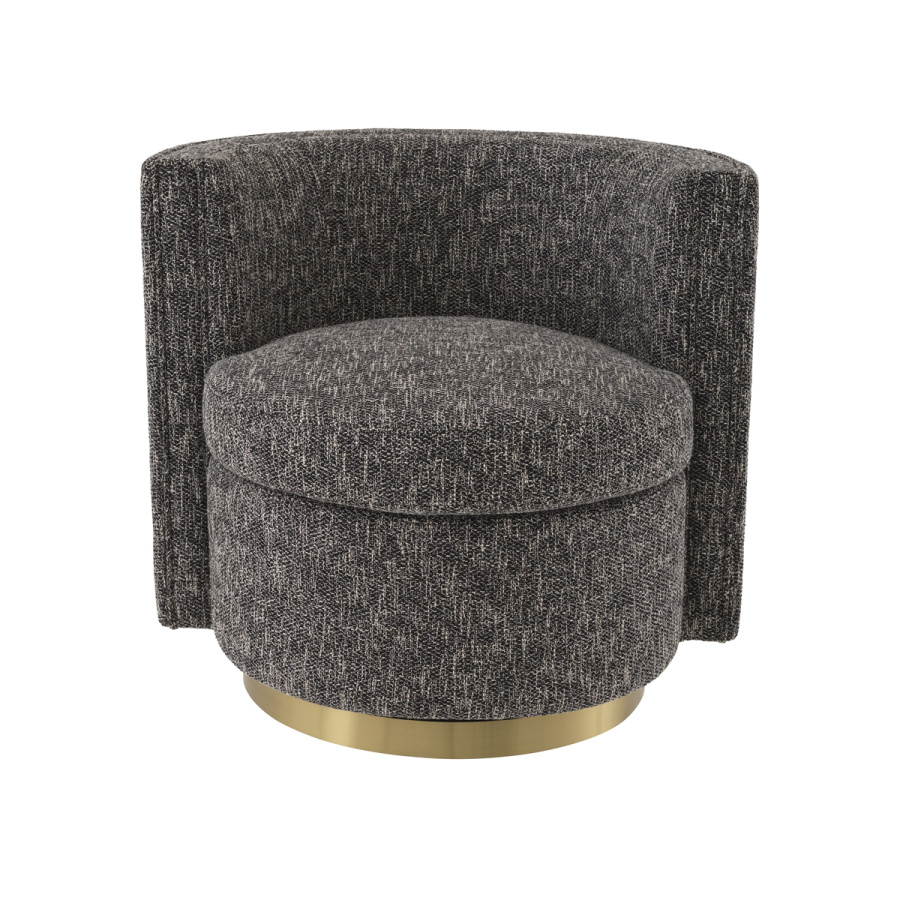 Photo Rotating chair Amanda (grey with ripples)