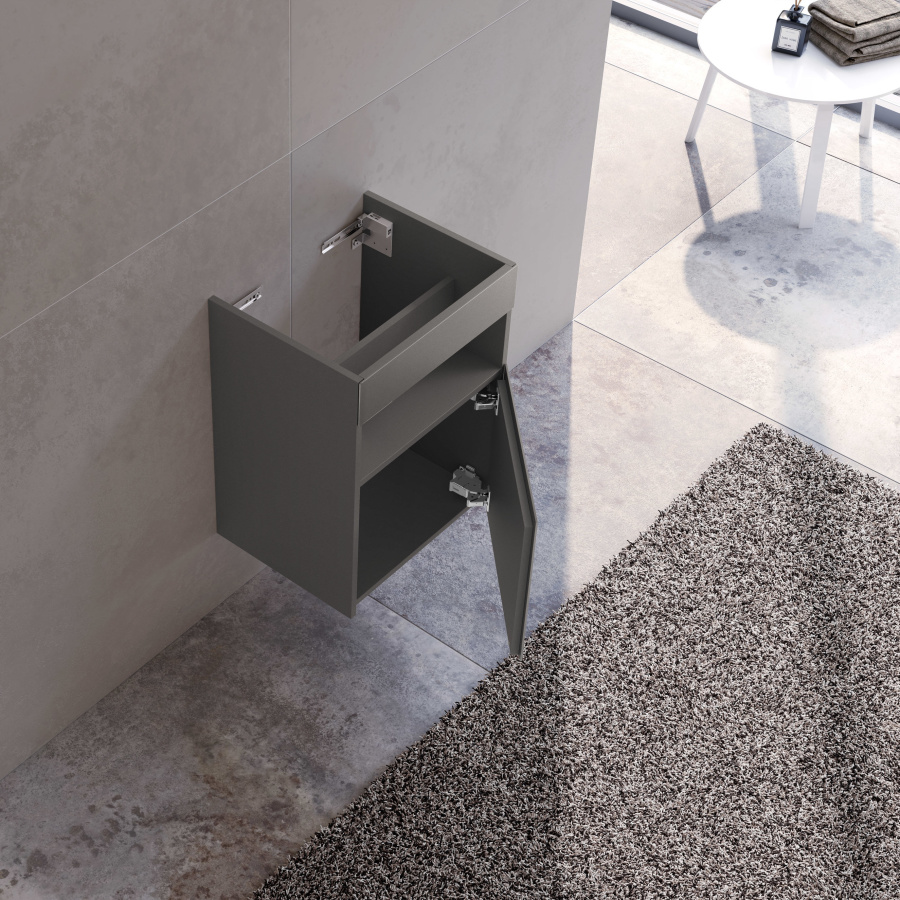 Photo Cube under the sink Keuco Stageline 46 32822290002 right inox matte
