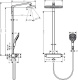 Photo Shower stand with hansgrohe Raindance E Showerpipe 360 1jet EcoSmart 27286400 white/chrome