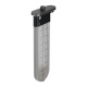 Photo External installation of Hansgrohe sBox 28020990 grinded black chrome