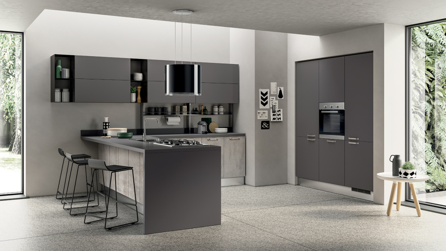 Photo Scavolini Sax Kitchen Angular 330 by 270cm