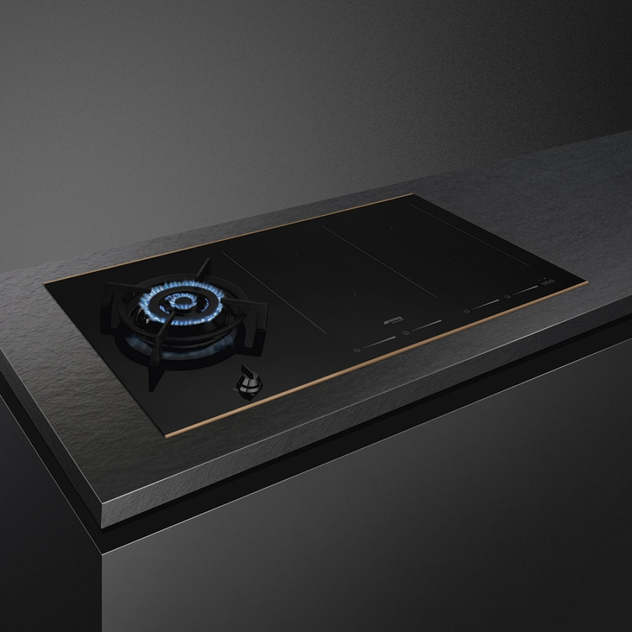 Photo Smeg PM6912WLDR hob