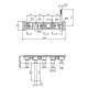 Photo Fantini Fontane Bianche 47 P5 P019B steel bath mixer
