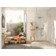 Photo Shower mixer with thermostat hansgrohe ShowerTabletSelect 700 13184000, chromium