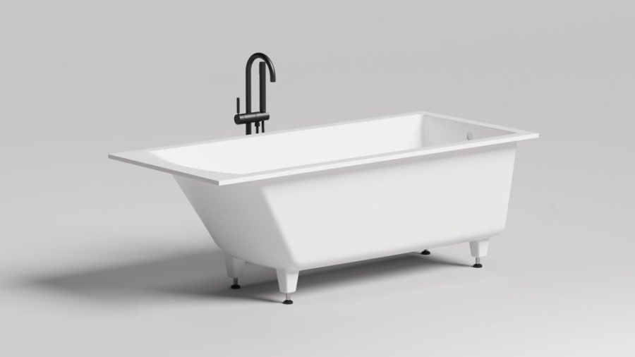 Photo Salini Cascata cast marble bath 170x70 104413G