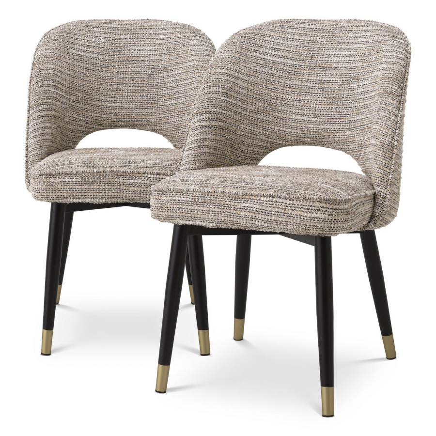 Photo A set of two Cliff dining chairs (beige)