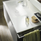 Photo Burgbad Yso 128 SFAC111 L F2155 C0001*1 Light gray glossy sink