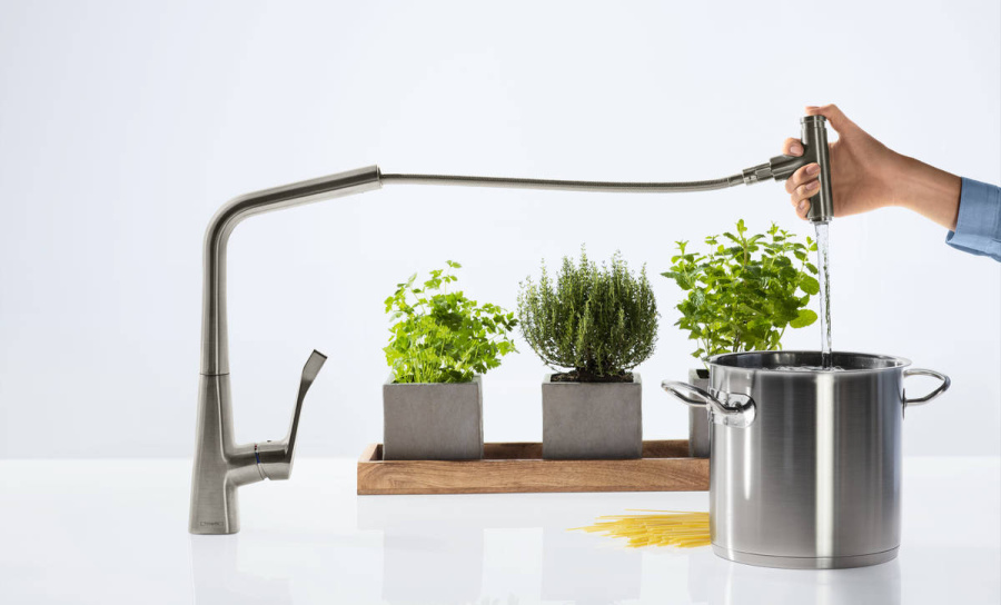 Photo Kitchen mixer hansgrohe Metris Select 14884800