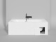Photo Bath of artificial stone Salini Ornella 180x80 102412GF painting by RAL completely