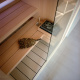 Photo Sauna Effe Sky Corner 60 SA 55 40 0021 Canadian hemlock, left-handed