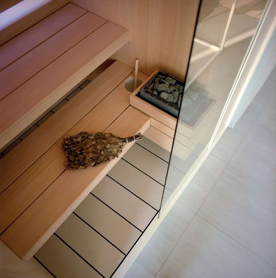 Photo Sauna Effe Sky Corner 60 SA 55 40 0021 Canadian hemlock, left-handed