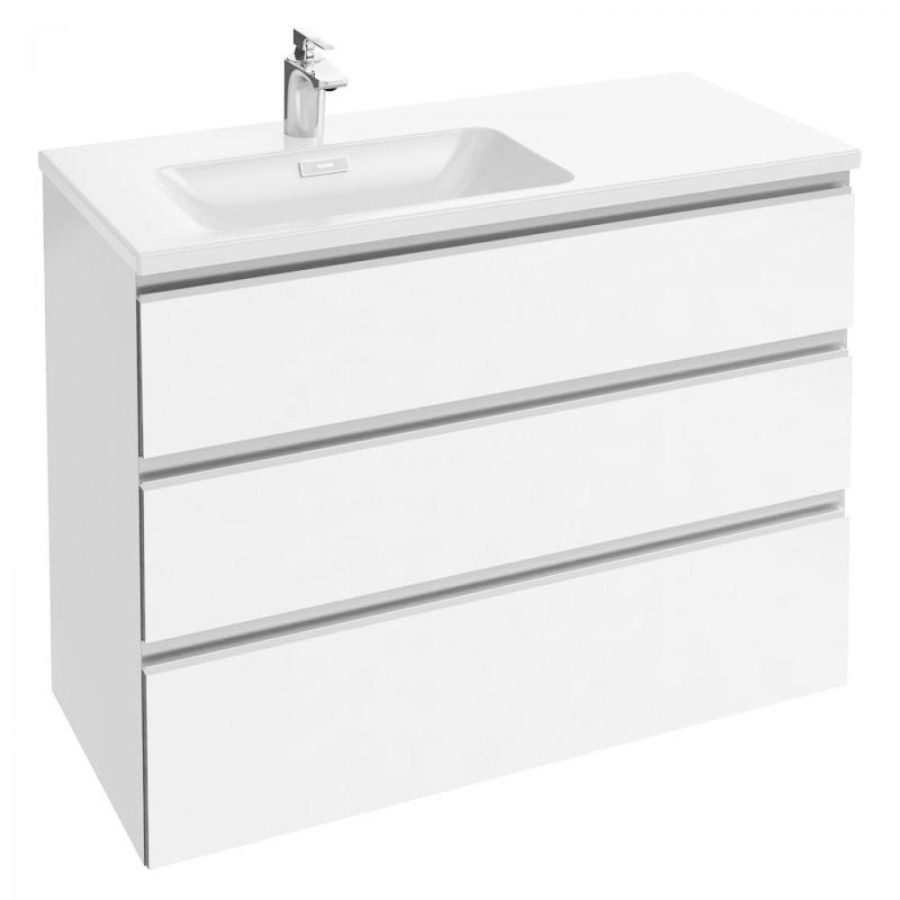 Photo Bathroom under the sink 100 cm Jacob Delafon Vox EB2045-RA-N18 white shiny