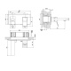 Photo Gessi Rettangolo K 53089#299 black matte sink mixer