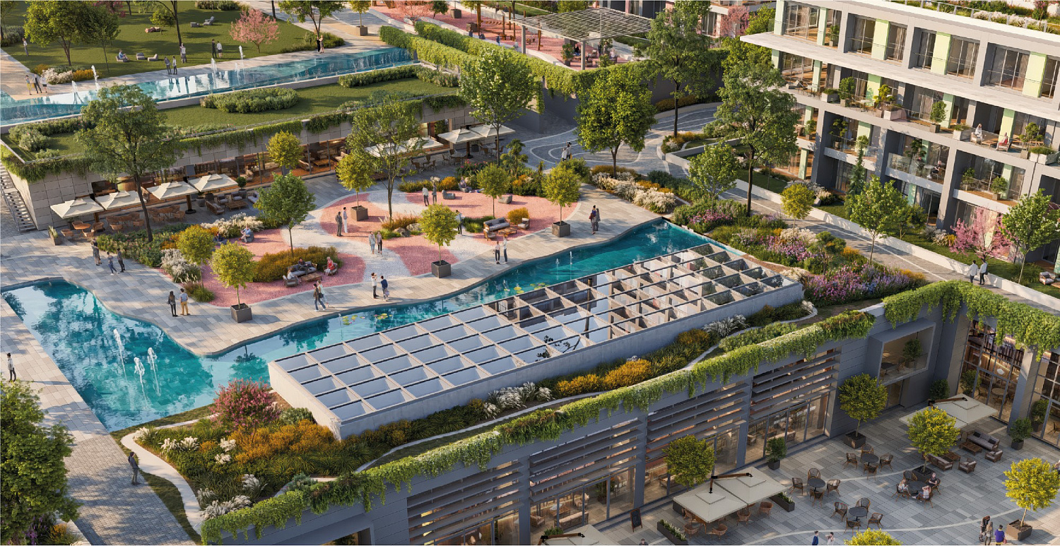 Residential project by the sea with a variety of housing formats