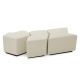 Photo A set of three ottomans Filbert