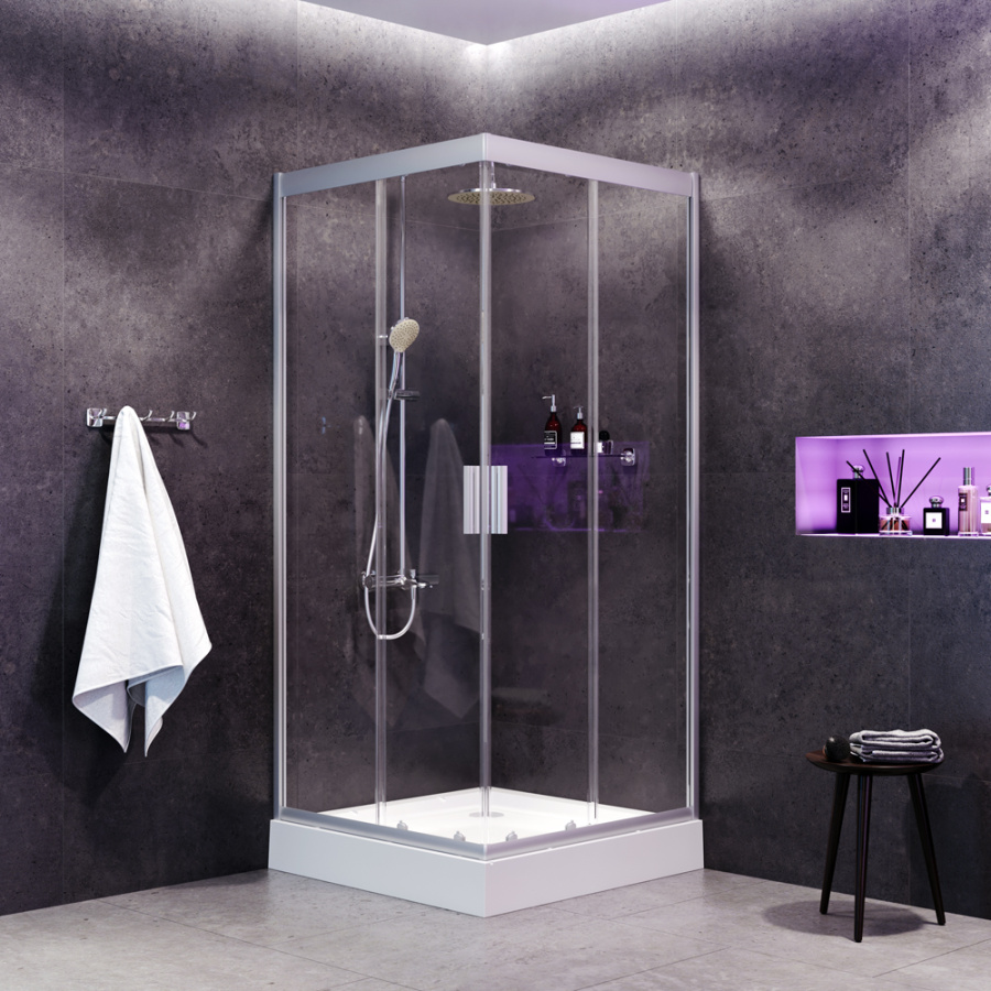 Photo Shower set AM.PM Gem 90x90 WK90DF