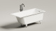 Photo Salini Cascata 150x70 105012M cast marble bath white matte