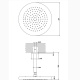 Photo Top shower Gessi Goccia 33766#299 black