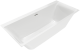 Photo Quaril bath 170x75 cm Villeroy & Boch Subway 3.0 UBQ170SBW2DV-01 with legs and drain-overflow