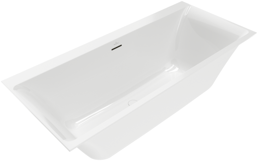 Photo Quaril bath 170x75 cm Villeroy & Boch Subway 3.0 UBQ170SBW2DV-01 with legs and drain-overflow