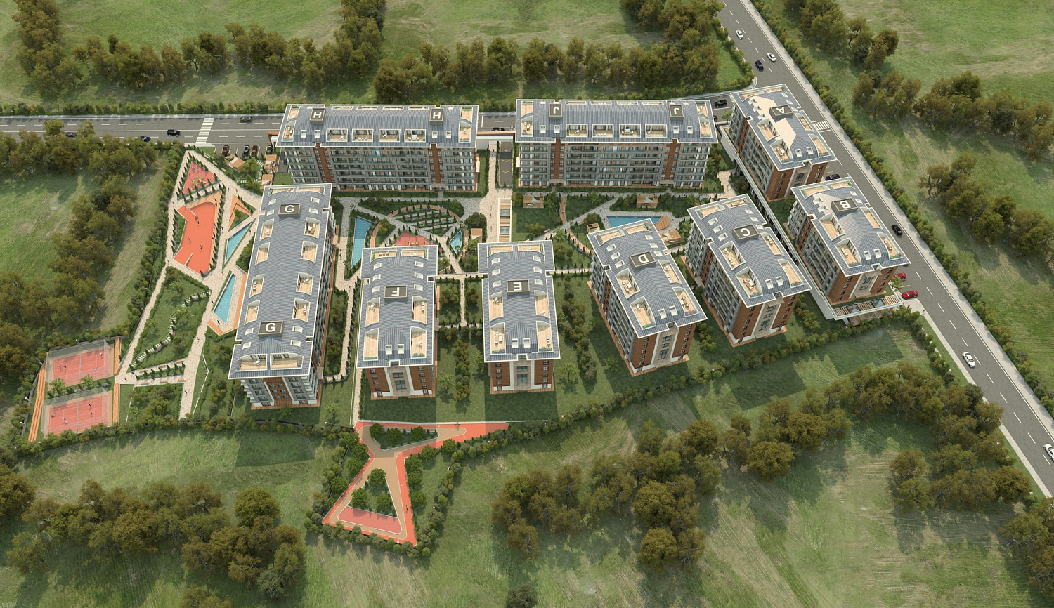 Residential complex in Zeitinburnu district