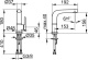 Photo Keuco Edition 400 51505050100 grinded nickel sink mixer
