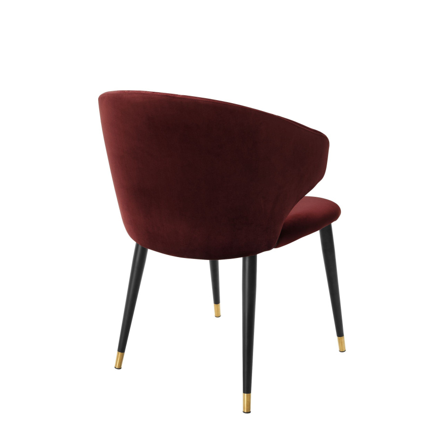 Photo Volante dining chair (burgundy, with armrests)