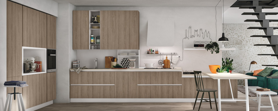 Photo Kitchen Stosa Replay corner with island