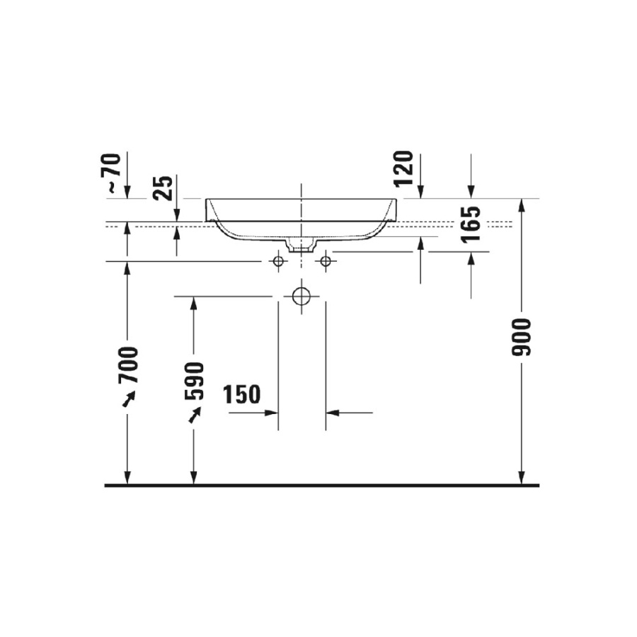 Photo Duravit Happy D.2 Plus 60 2359601300 anthracite matte