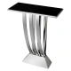 Photo Beau Deco console (polished stainless steel)