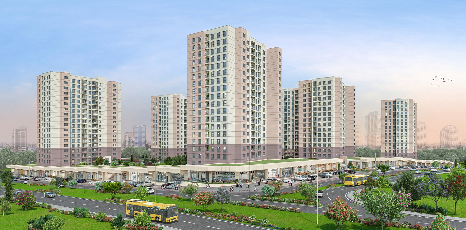 Cozy residential complex in a quiet area