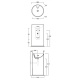 Photo Simas Top E Lavabi D'Arredo 51 GTEbi*1 sink