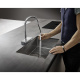 Photo Kitchen mixer hansgrohe Aquno Select M81 73837800 170 with exhaust shower, 3jet