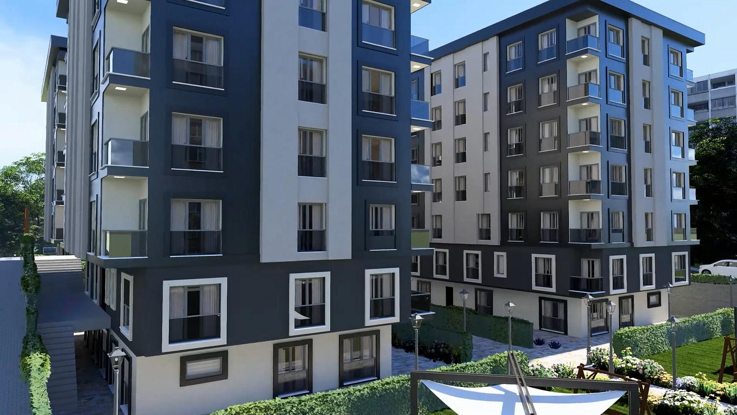 Residential complex in Besiktas near the metro