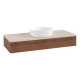 Photo Tumb under the sink of Villeroy & Boch Antao 120 L10113HM nut/marble boticino