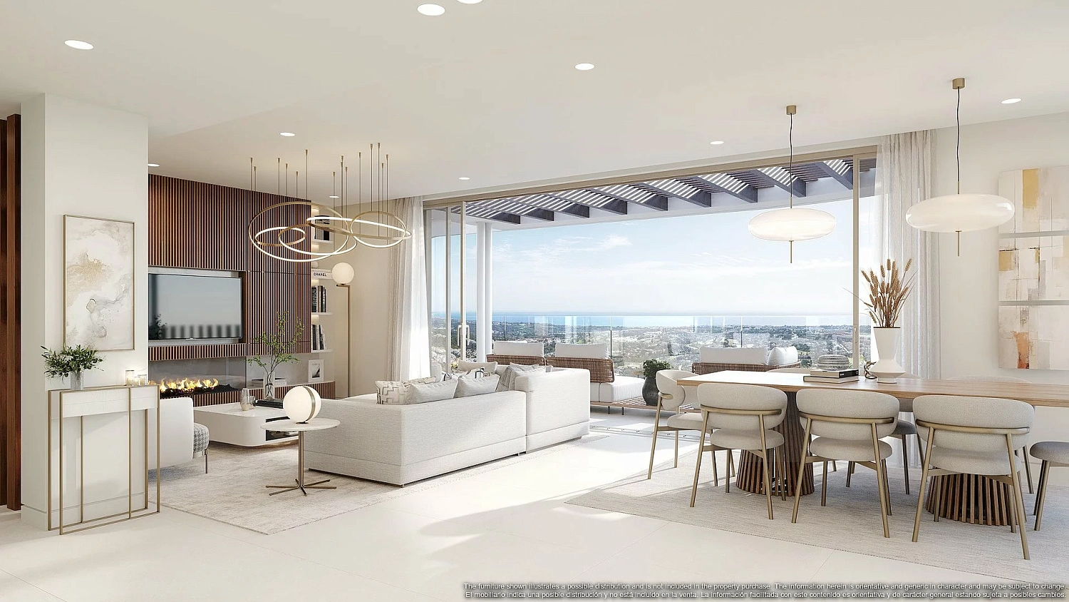 Apartment in a new building Apartments overlooking the lake in a country club in Benaavis