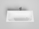 Photo Bath of artificial stone Salini Orlando 180x80 102012GF painting by RAL completely