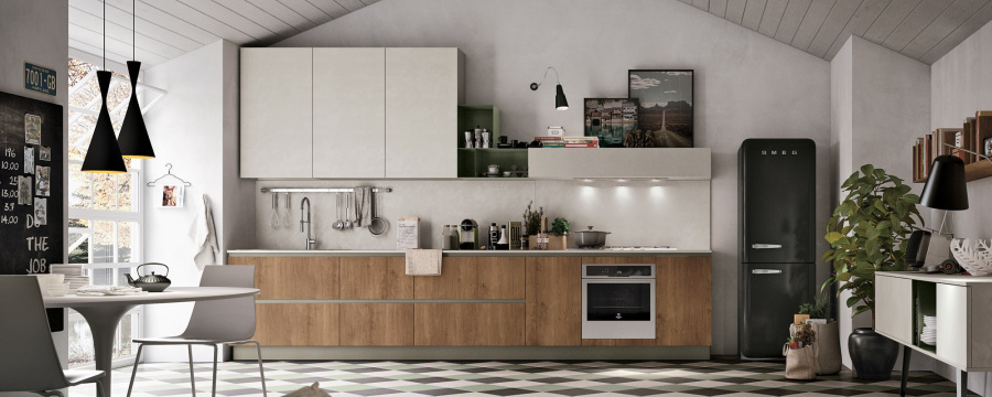 Photo Kitchen Stosa Infinity angular 300 by 220 cm