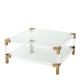 Photo Royalton coffee table (brass)