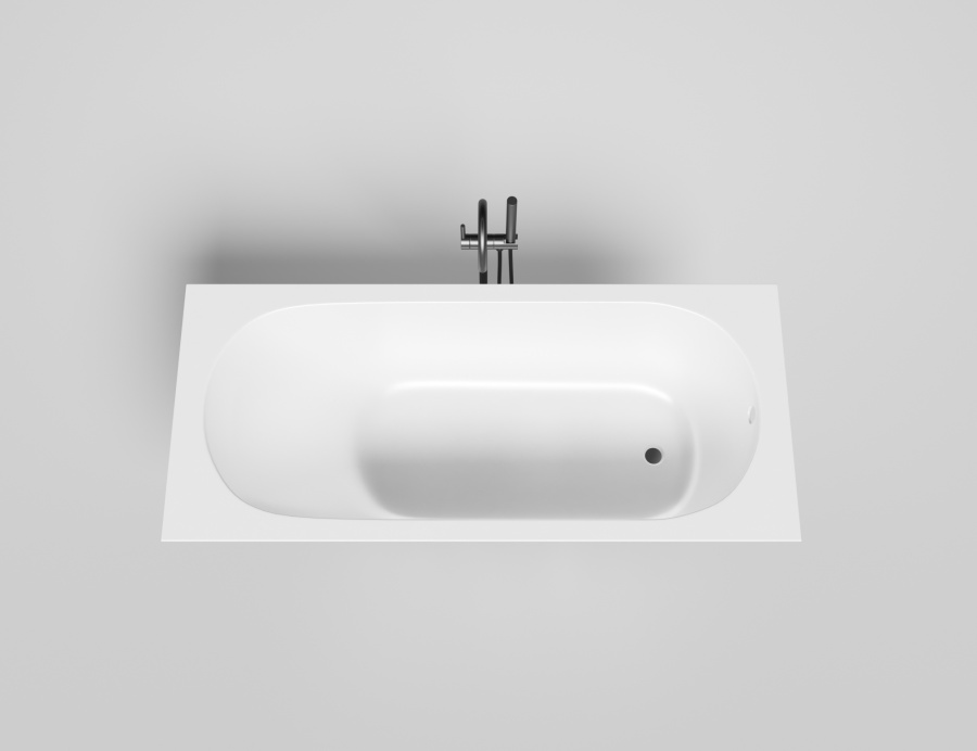 Photo Bath of artificial stone Salini Ornella 170x75 102321MF painting by RAL completely
