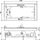Photo Acrylic Bath Jacuzzi Aura UNO 180x90 9F43-344A
