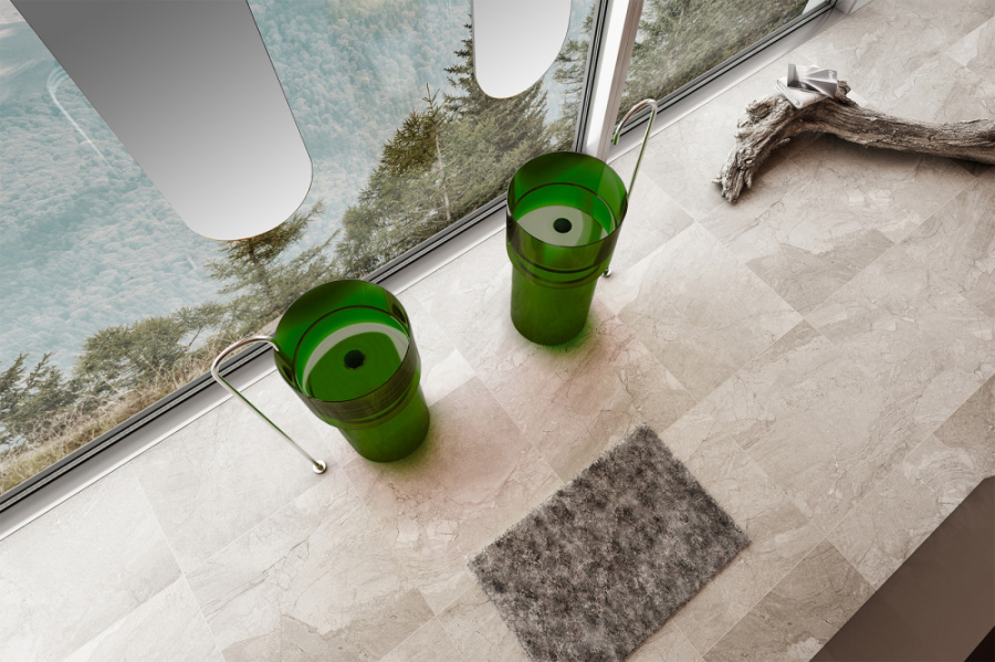 Photo Abber Kristall 45 AT2701Emerald emerald sink