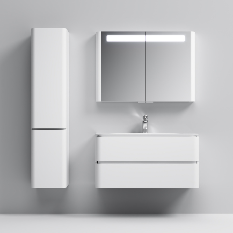 Photo Wardrobe AM.PM Sensation M30CHL0406WG left-handed, white gloss